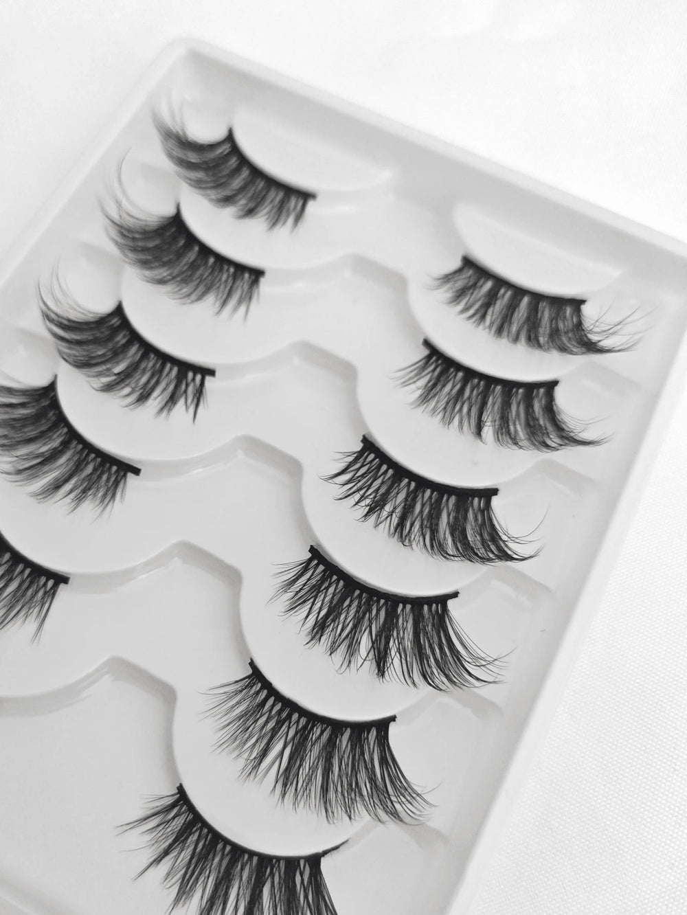 shein 6 pairs Set Cat Eye Style Natural Short