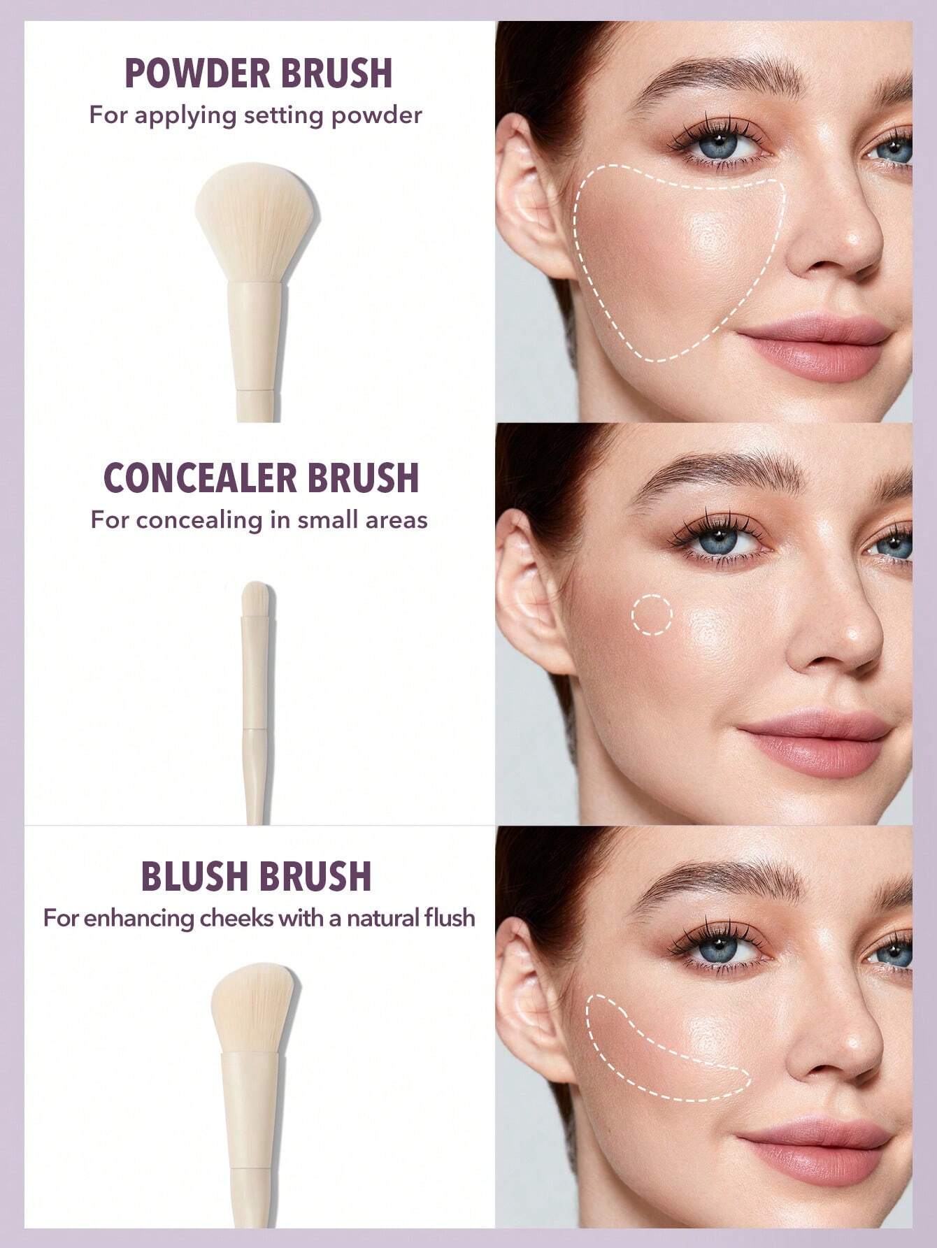 sheglam pro core brush kit 6pcs