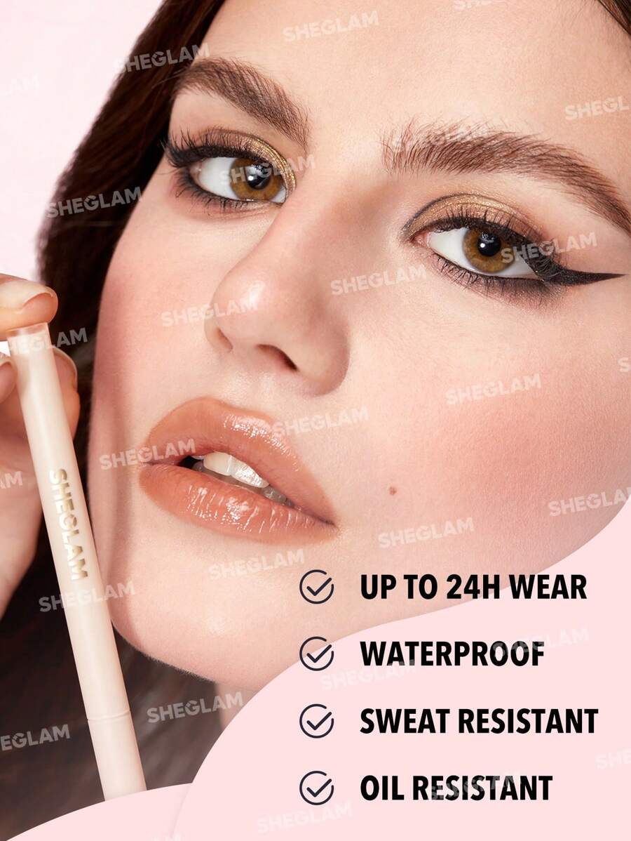 SHEGLAM Good Point Waterproof Angled Eyeliner Pencil Black