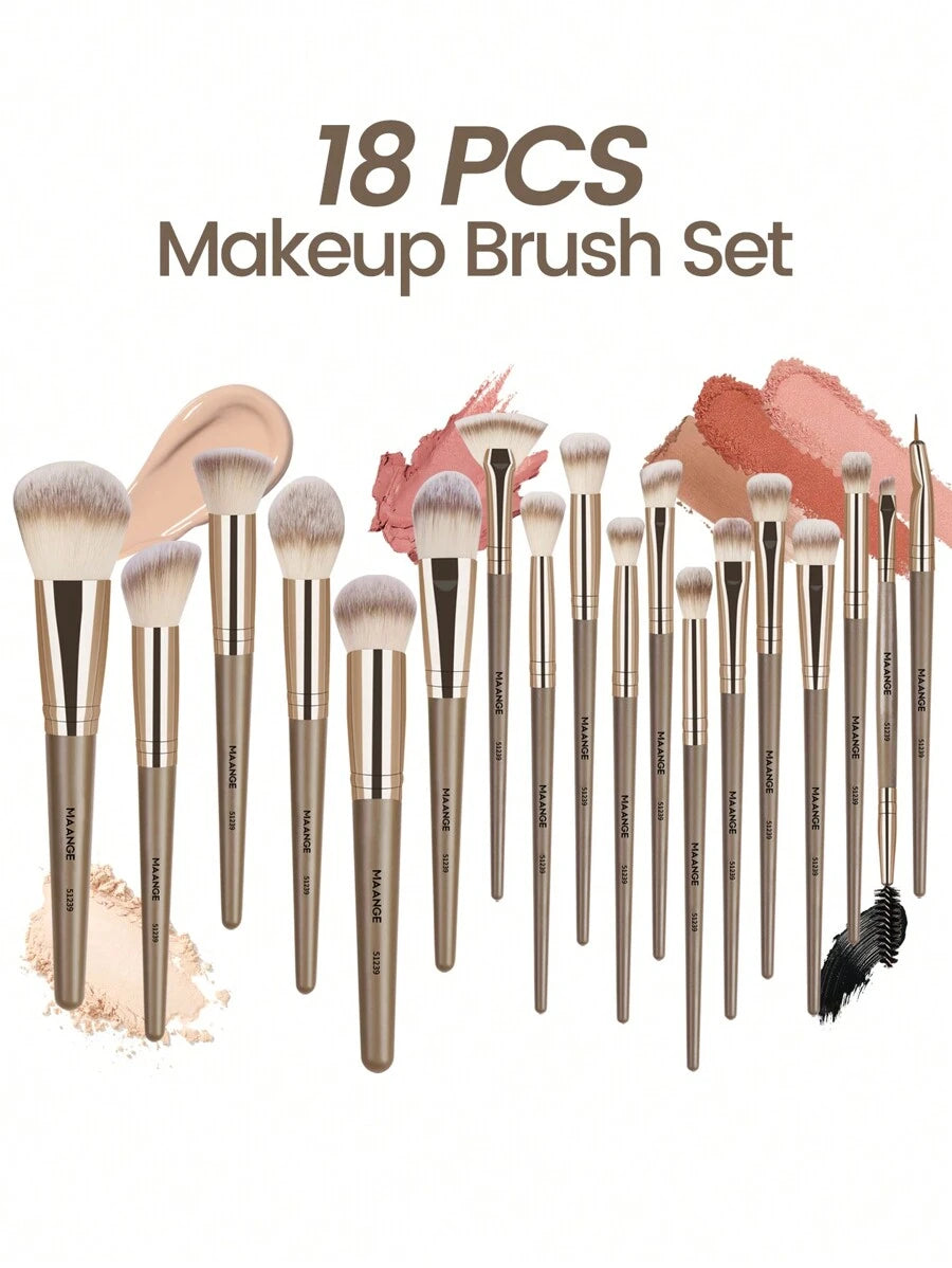 Shein Maange Pro Makeup Brush Set 18 Pieces