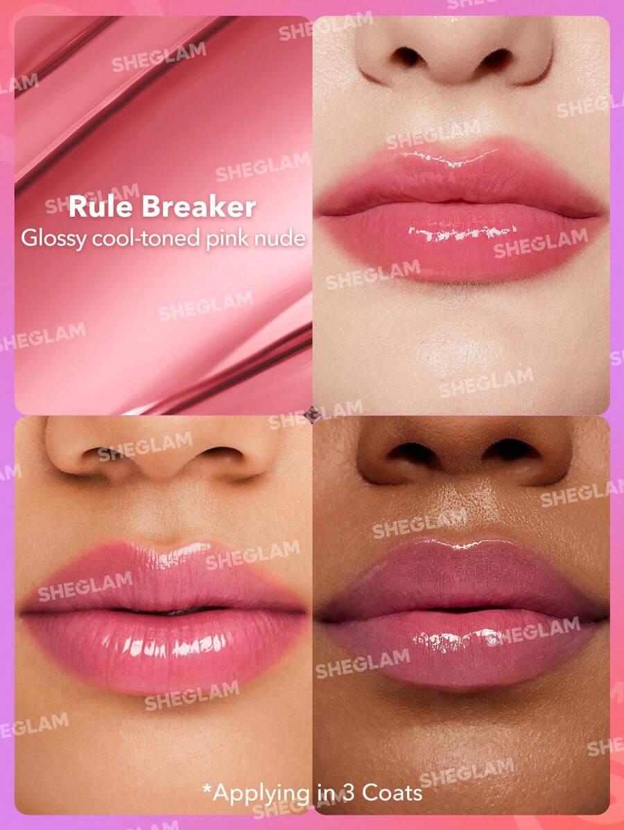 SHEGLAM Mirror Kiss High-Shine Lipstick