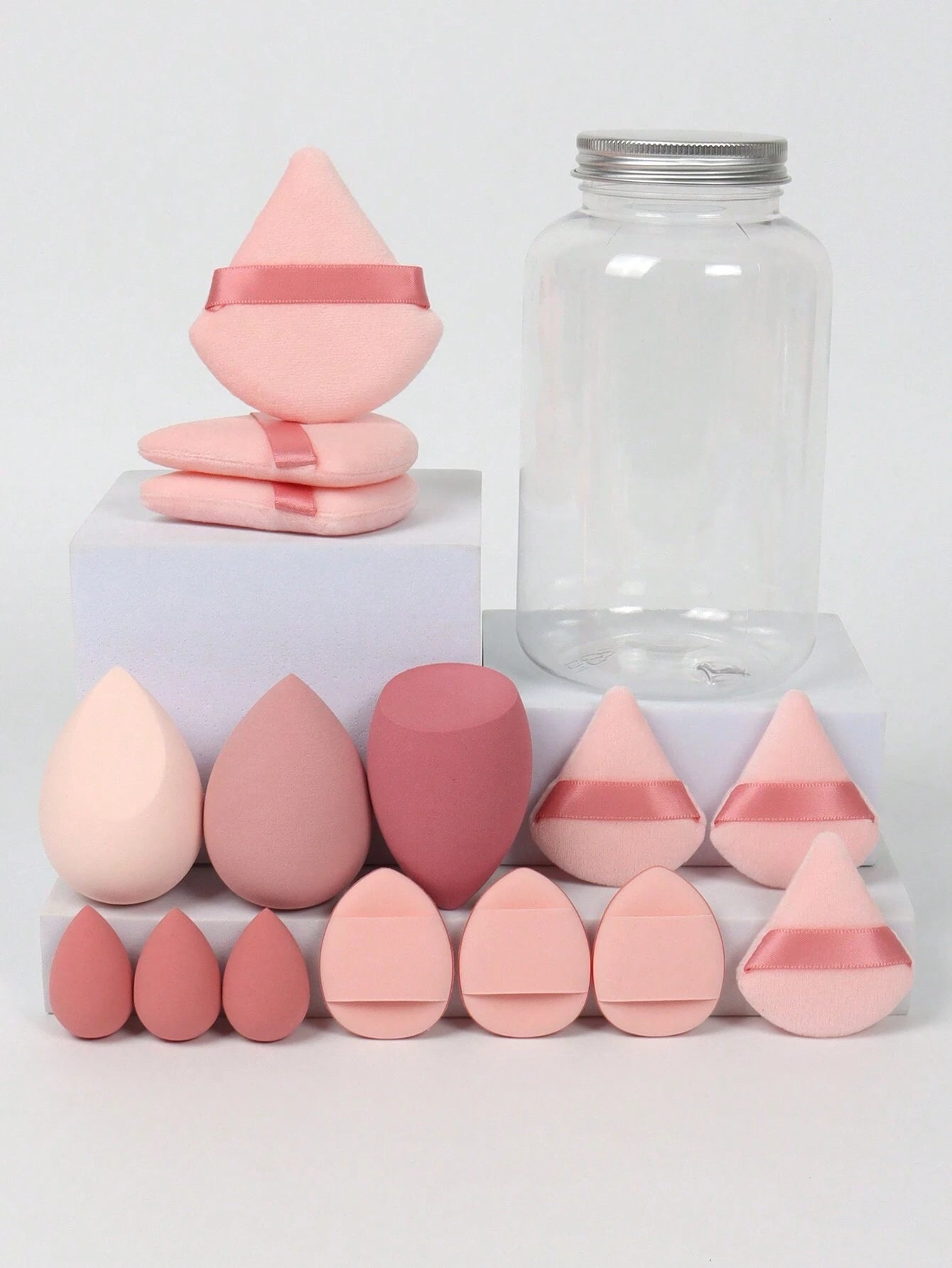 SHEIN Makeup Sponge Blender Mini Makeup Sponges 15pcs
