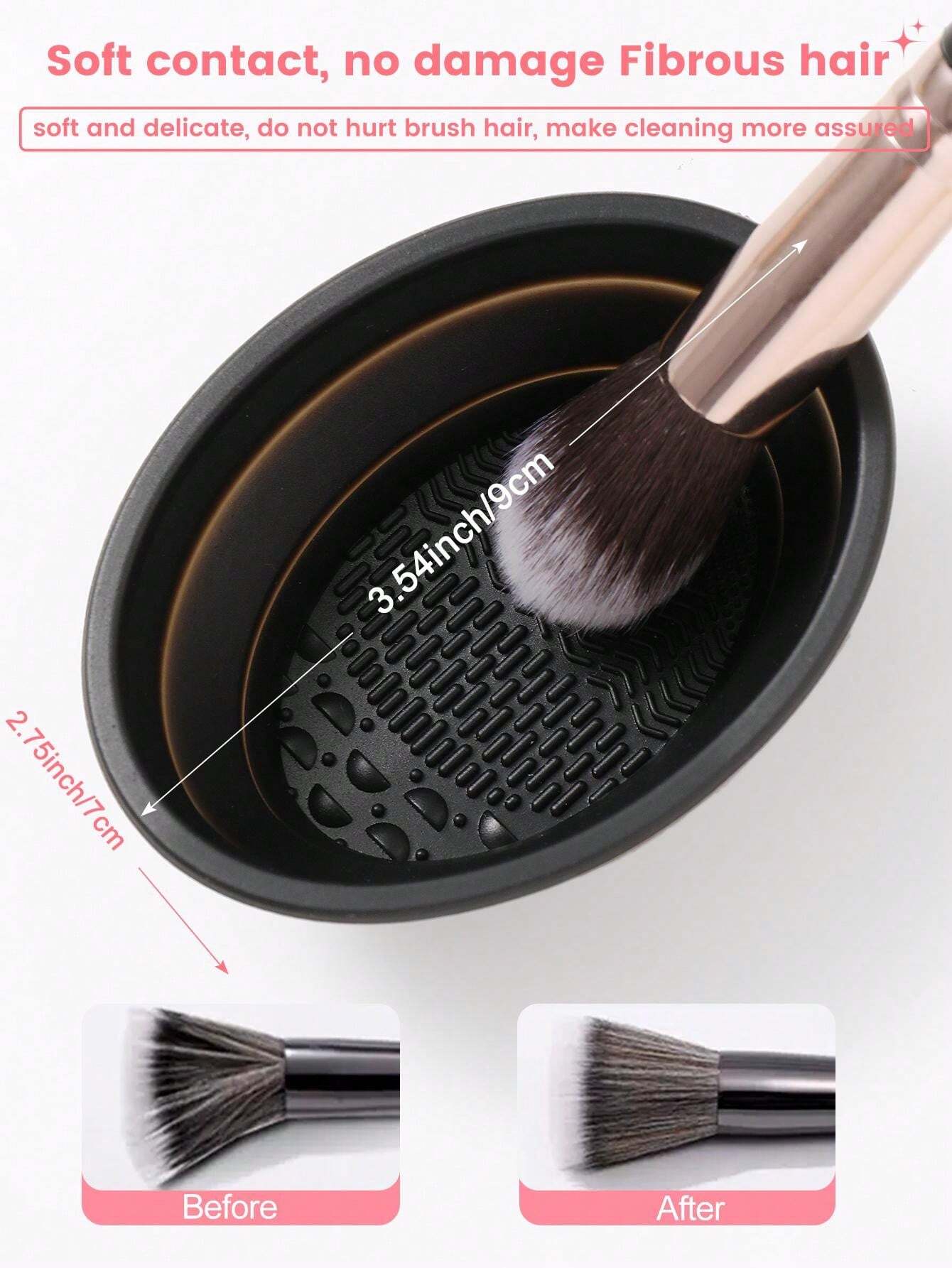 Shein 20pcs Makeup Brush Set and 1pc Storage Stand+6PCS Makeup Puff+5PCS Makeup Sponge with bag