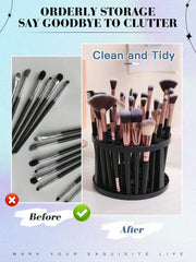 Shein 20pcs Makeup Brush Set &1pc Storage Stand+6PCS Makeup Puff+5PCS Makeup Sponge