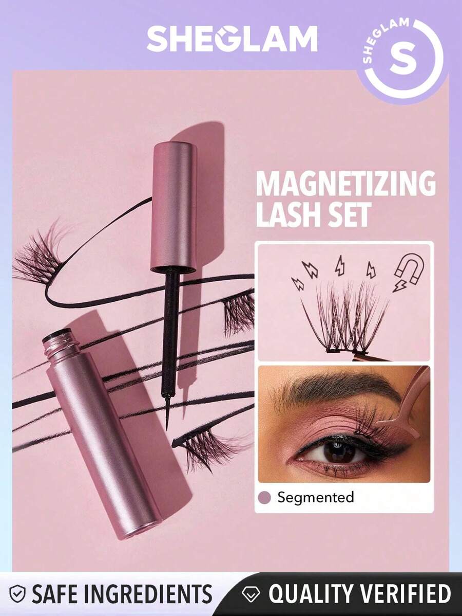 Sheglam Magnetizing Eyes Sexy And Segmented Lash+Liner Set