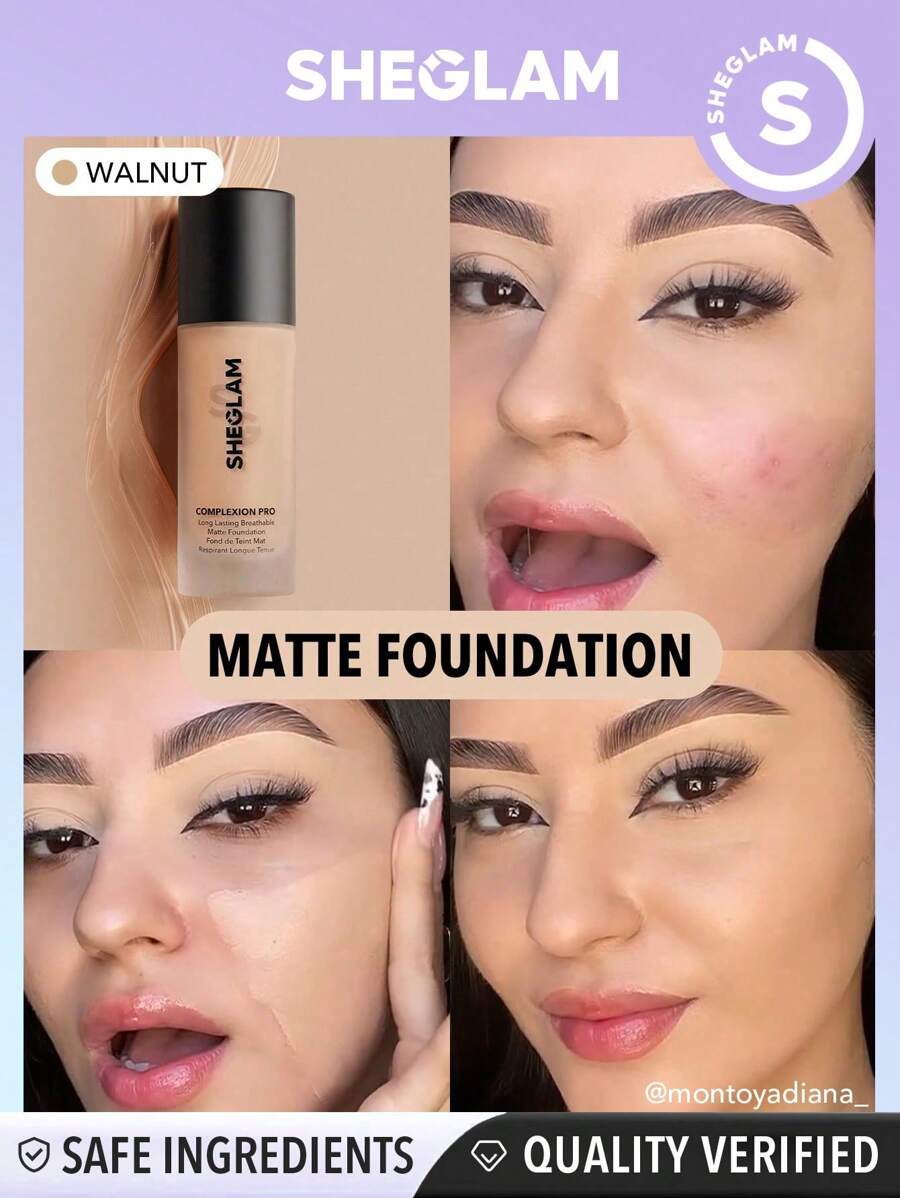 Sheglam Complexion Pro Long Lasting Breathable Matte Foundation