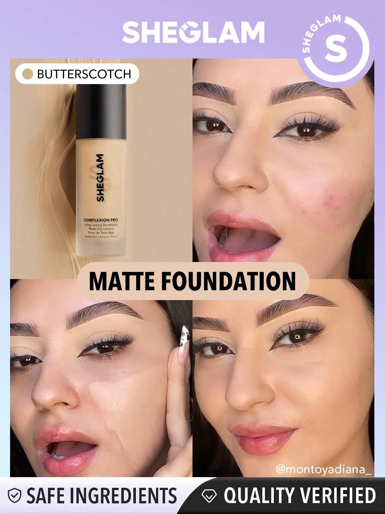 Sheglam Complexion Pro Long Lasting Breathable Matte Foundation