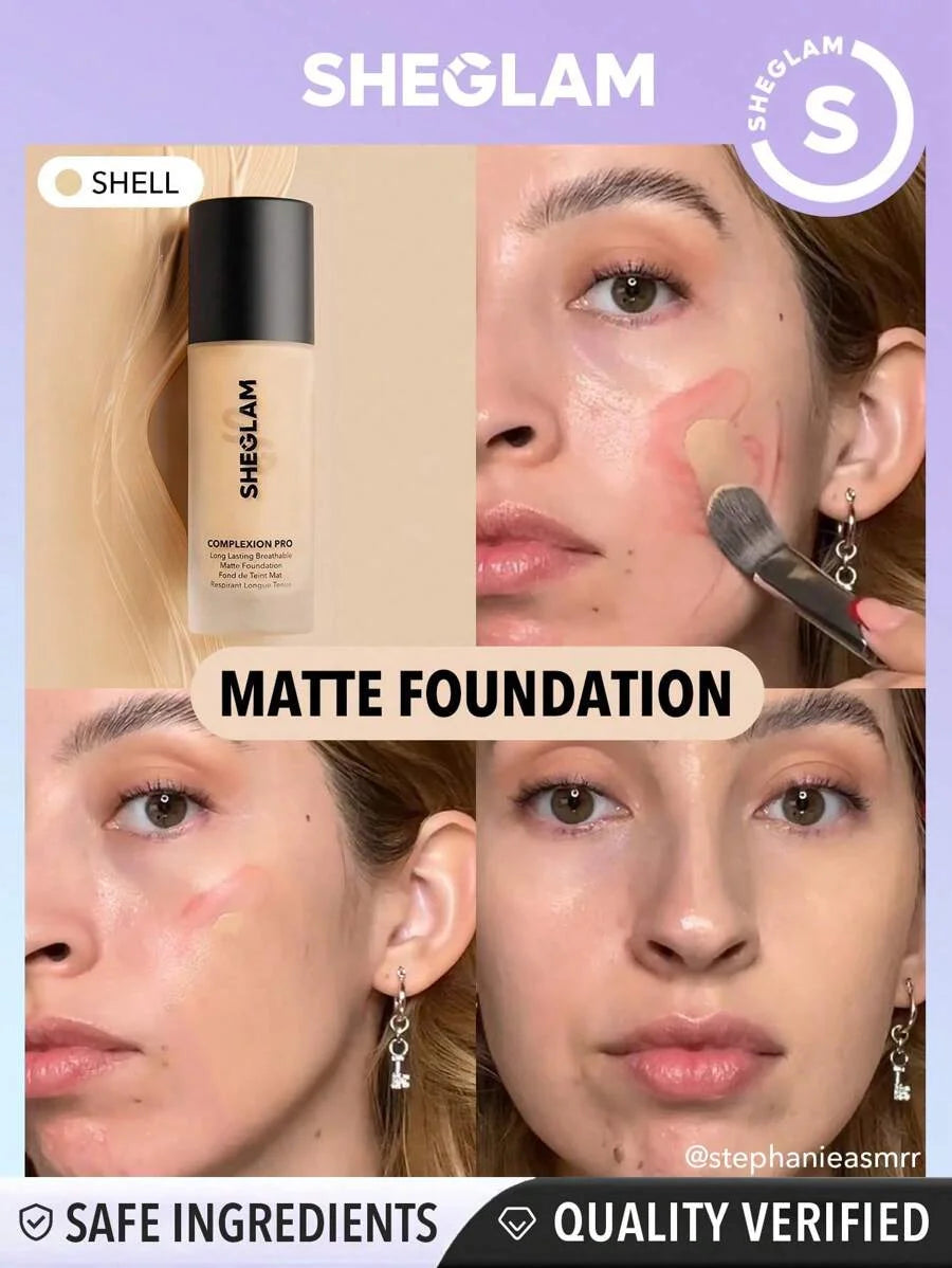 Sheglam Complexion Pro Long Lasting Breathable Matte Foundation
