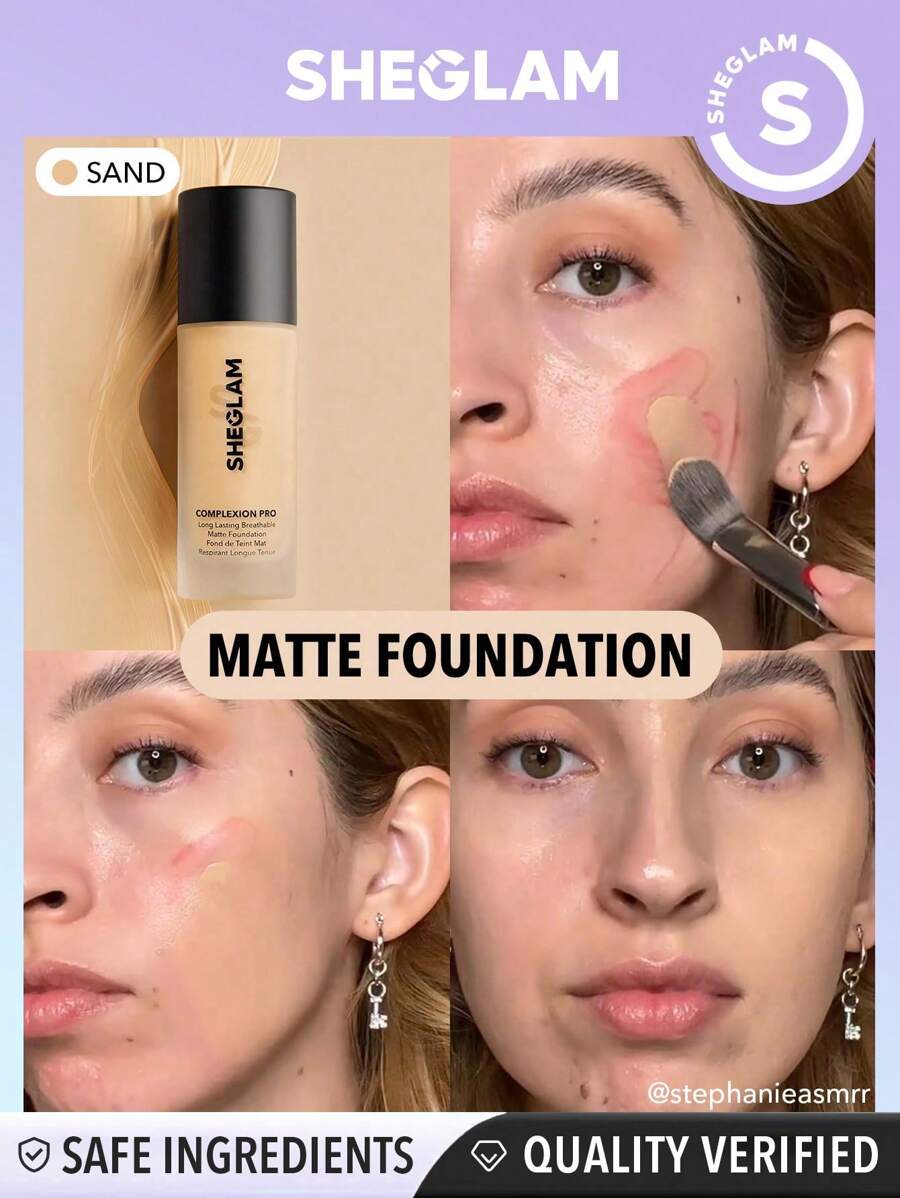 Sheglam Complexion Pro Long Lasting Breathable Matte Foundation