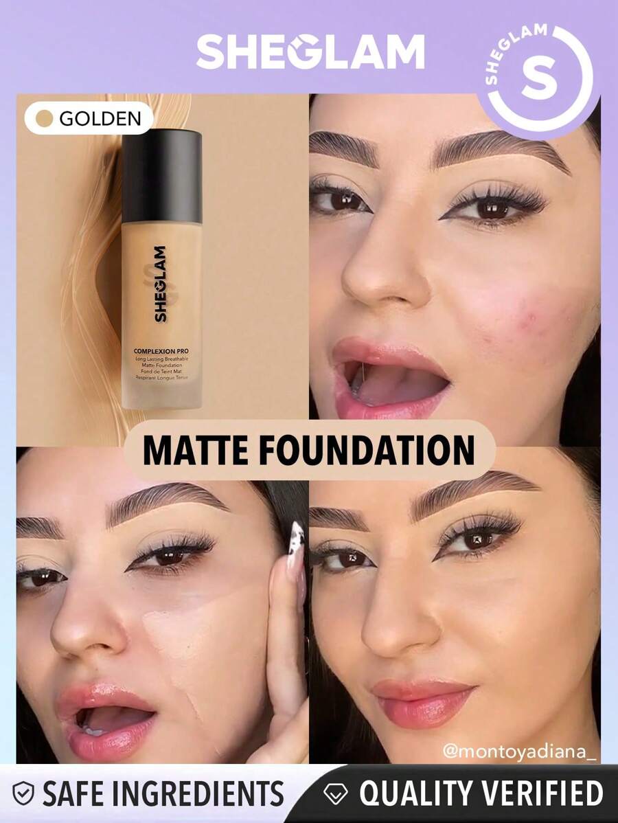 Sheglam Complexion Pro Long Lasting Breathable Matte Foundation
