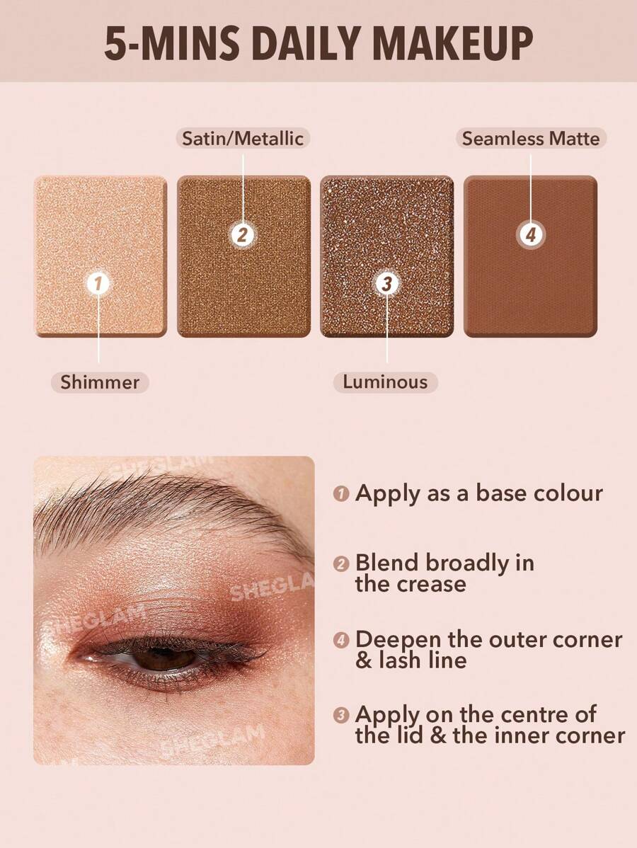 Sheglam The Essential Pocket Eyeshadow Palette