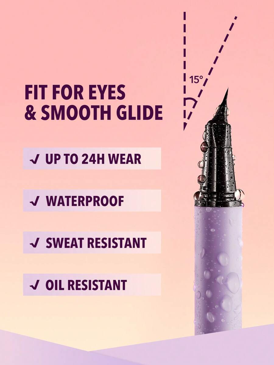 Sheglam Pro-Flex Angled Eyeliner Black