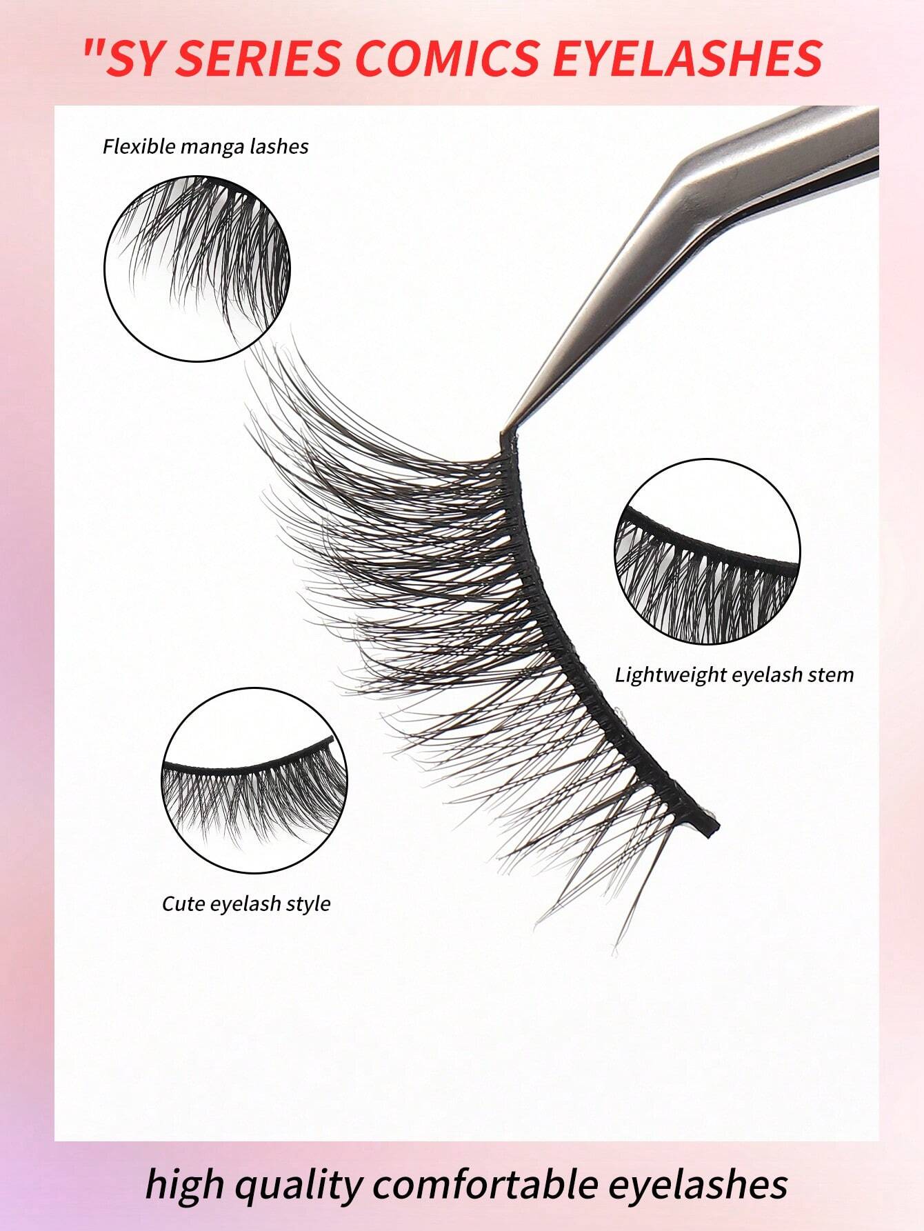 Shein 10 pairs of natural-looking crisscross cat
