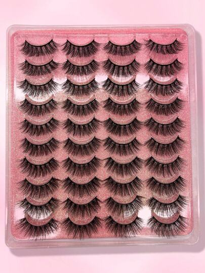 Shein 20 pairs of Eyelashes Volume Mink