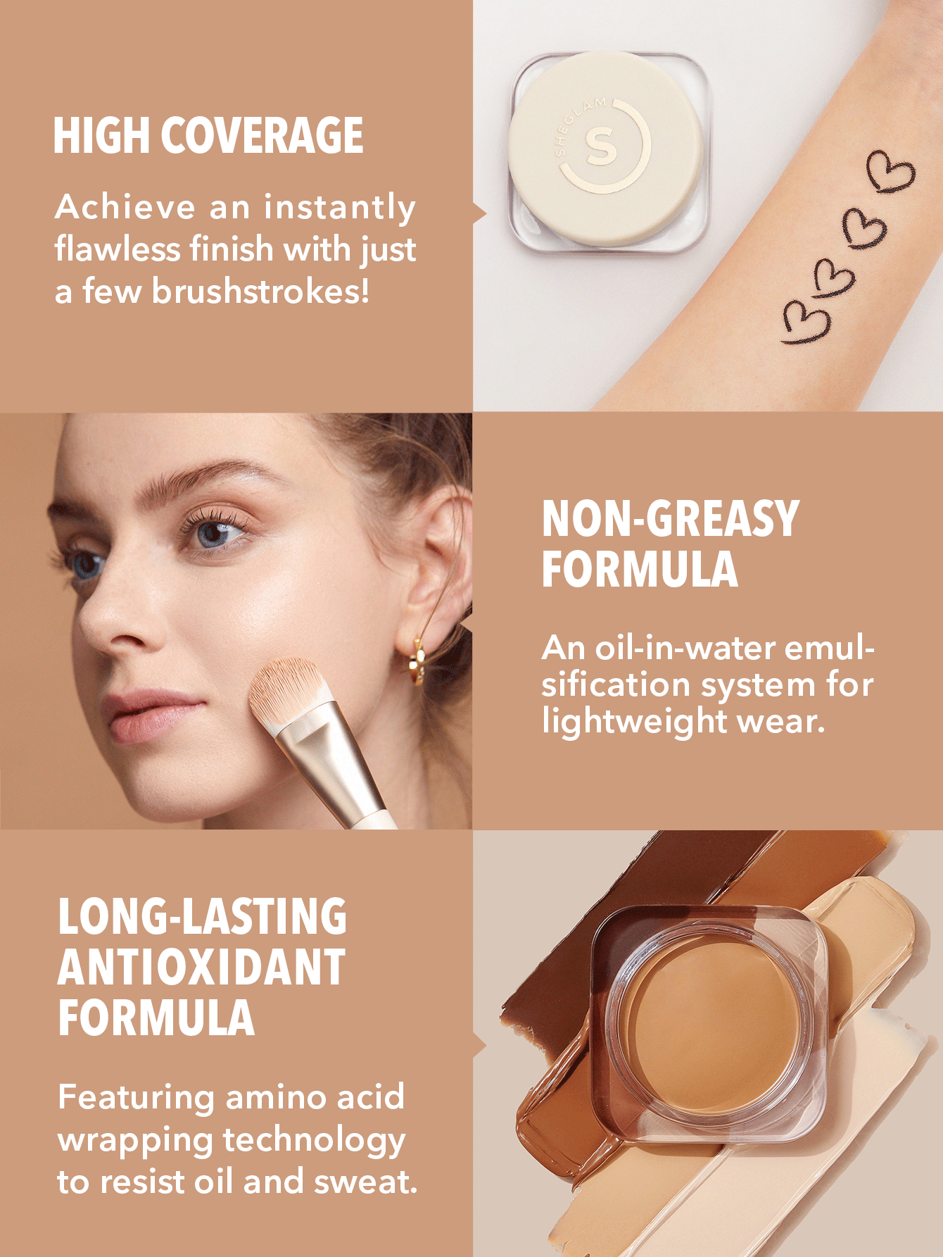 Sheglam Full Coverage Foundation Balm