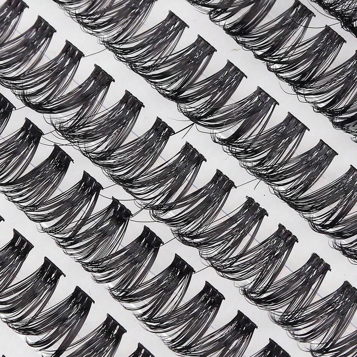 Shein LIYAN Easy -To-Use Eyelash Extension Kit - 180 Cluster With Glue+Tweezers