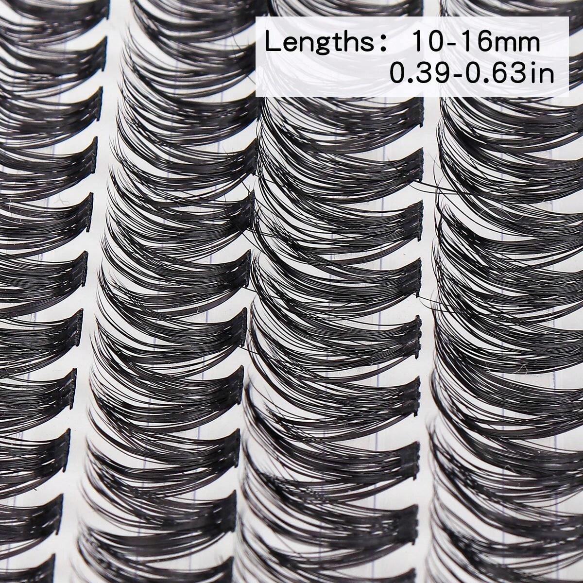 Shein LIYAN Easy -To-Use Eyelash Extension Kit - 180 Cluster With Glue+Tweezers
