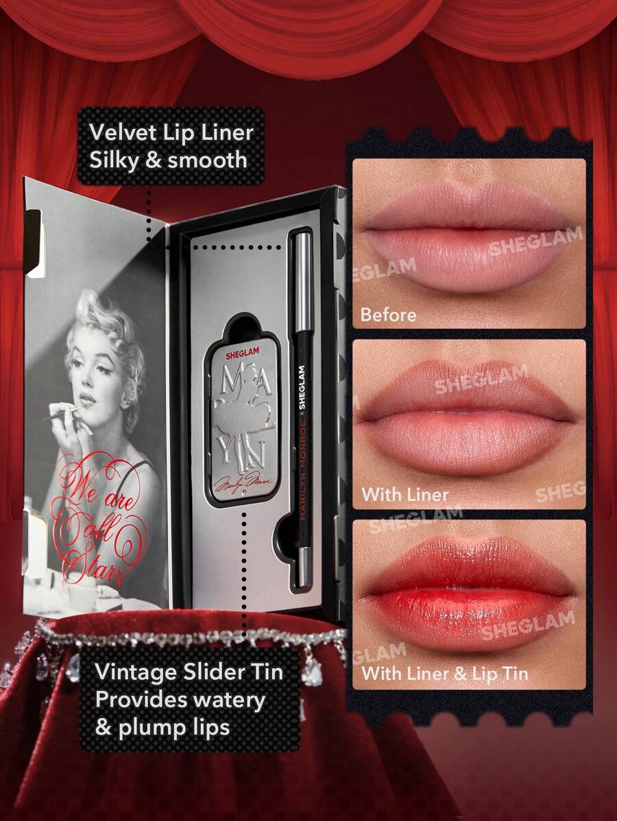   SHEGLAM Marilyn Monroe Vintage Lip Duo