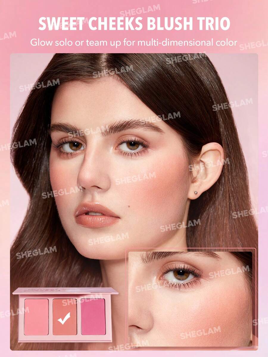  Sheglam Sweet Cheeks Blush Trio