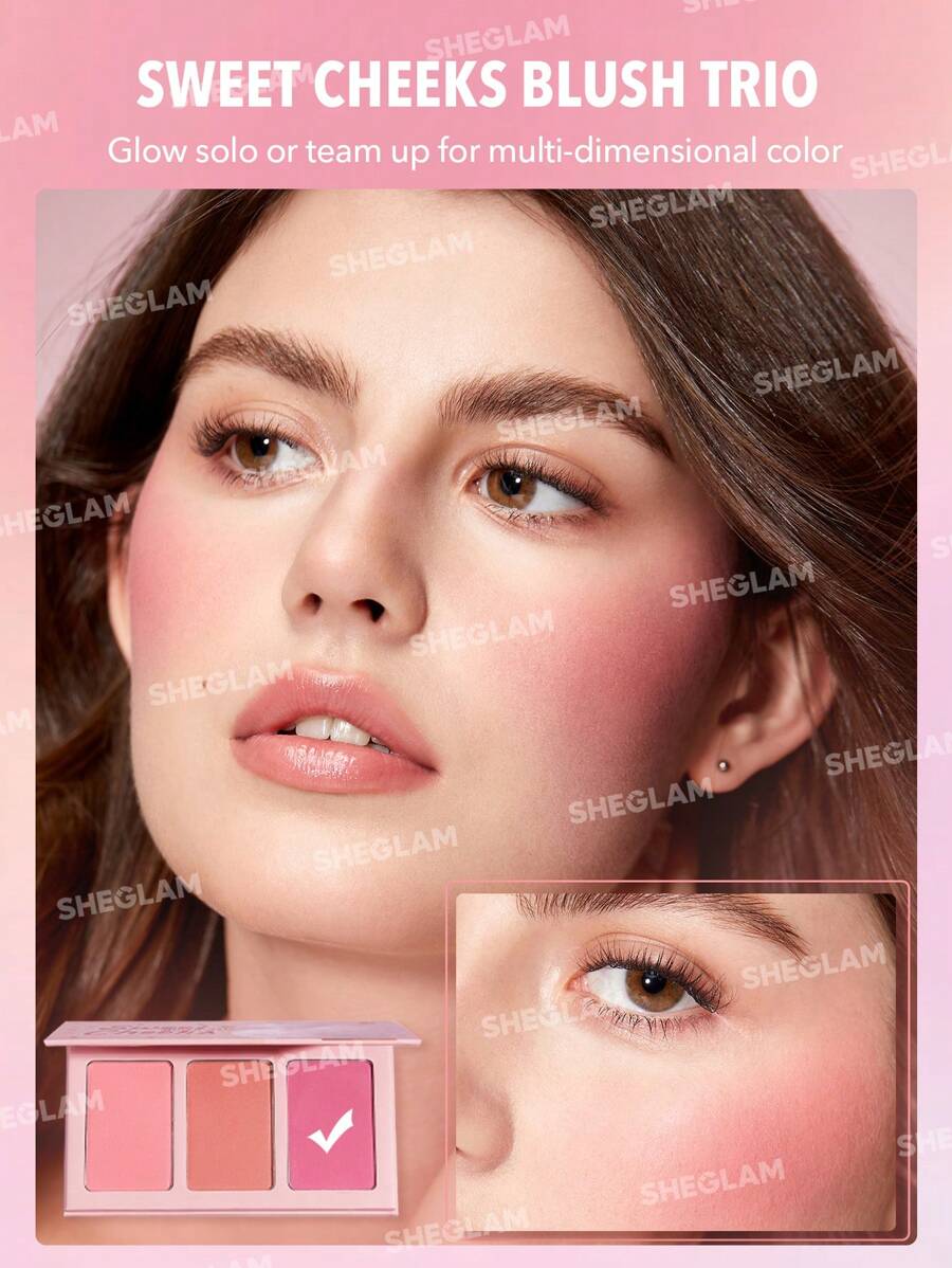  Sheglam Sweet Cheeks Blush Trio