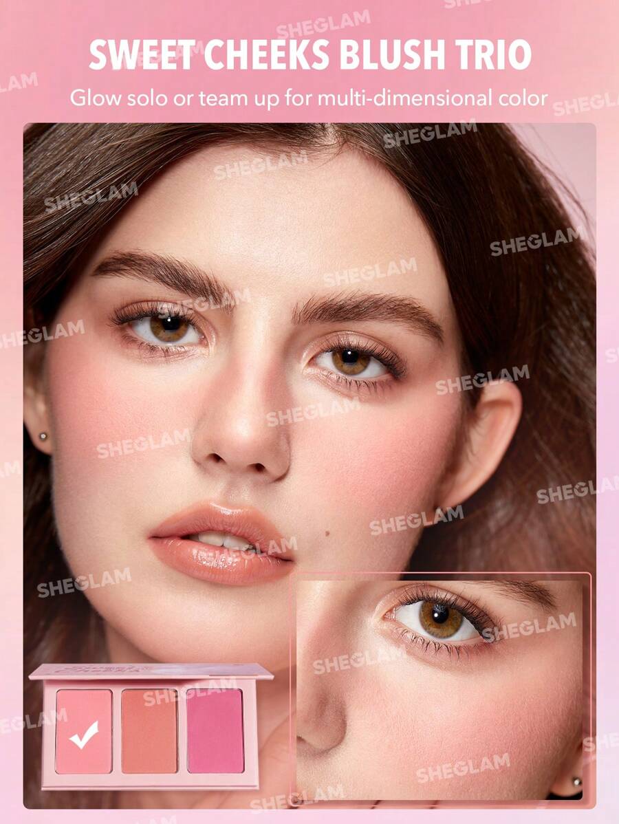  Sheglam Sweet Cheeks Blush Trio