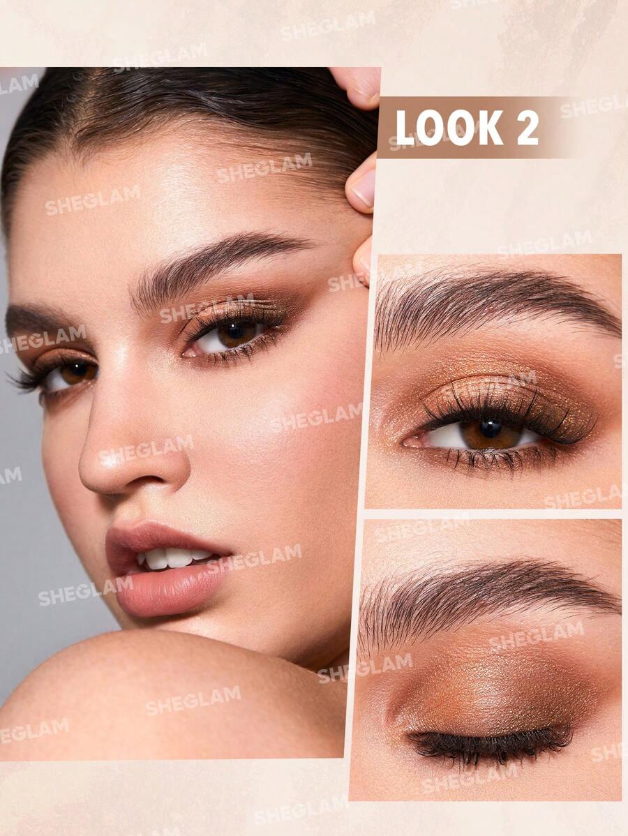 Sheglam Eyeshadow Palette 15-Color Matte Gilding Shimmer