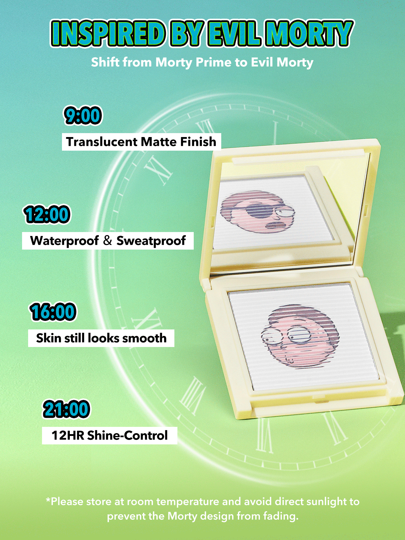 Sheglam Rick and Morty Never Ricking Morty Setting Powder