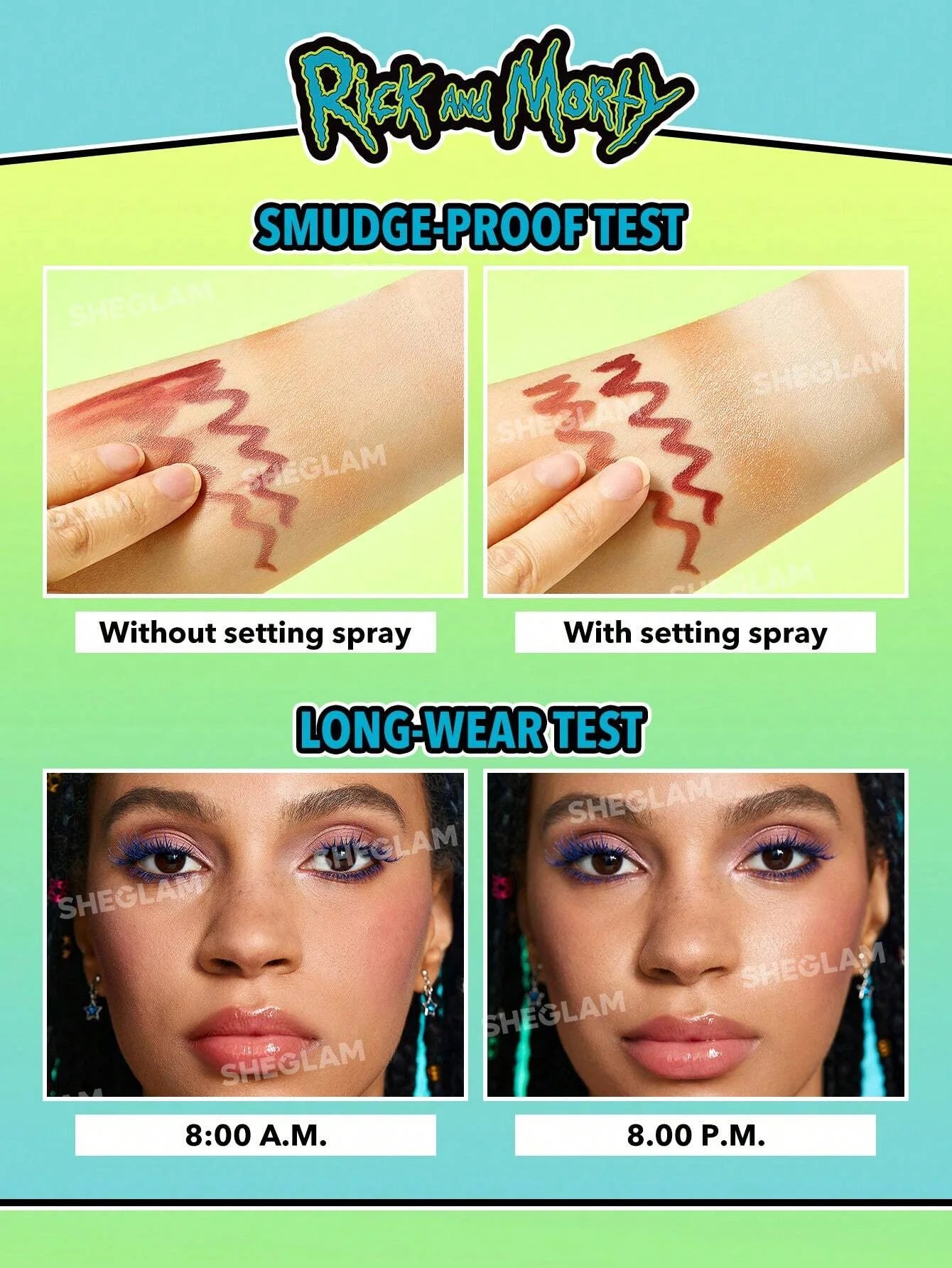 SHEGLAM Rick and Morty Pickle Rick Setting Spray
