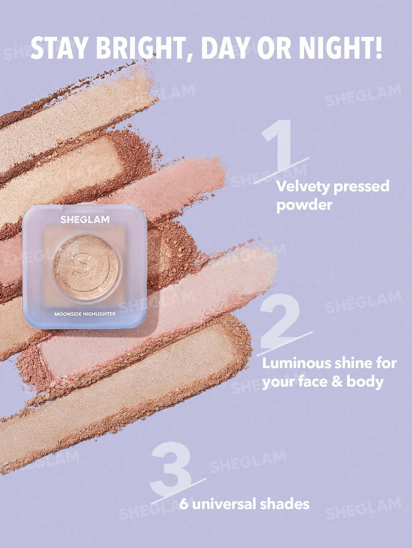 Sheglam Night Moon Highlighter with Constellation Glow