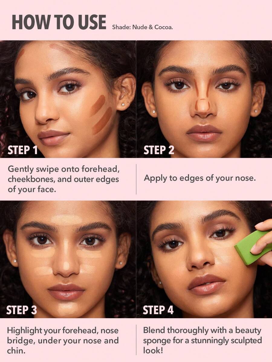 Sheglam Color and Sculpt Stick 2 In 1 Contour Dual Head Highlighter