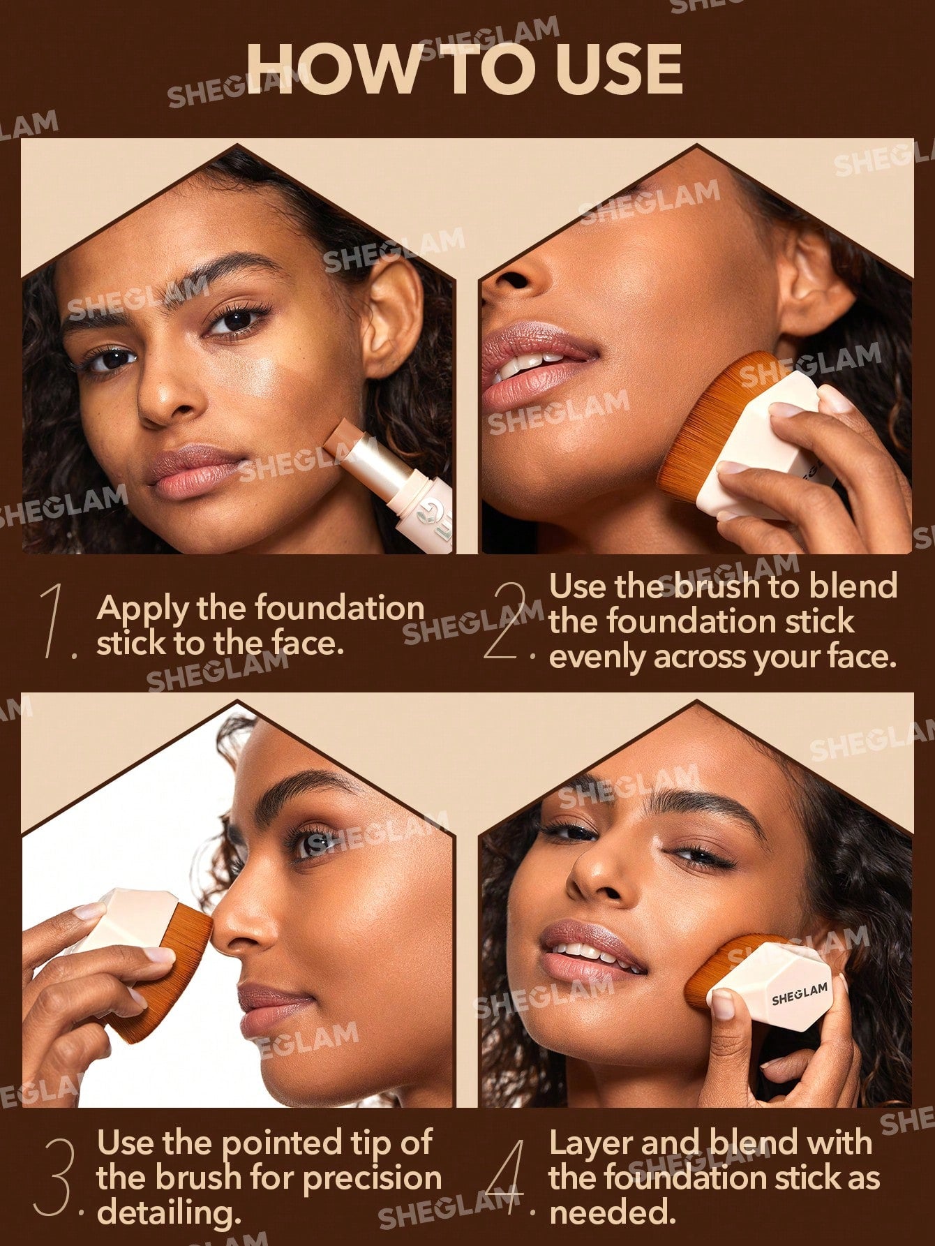 Sheglam Foundation Brush Skin Magnet