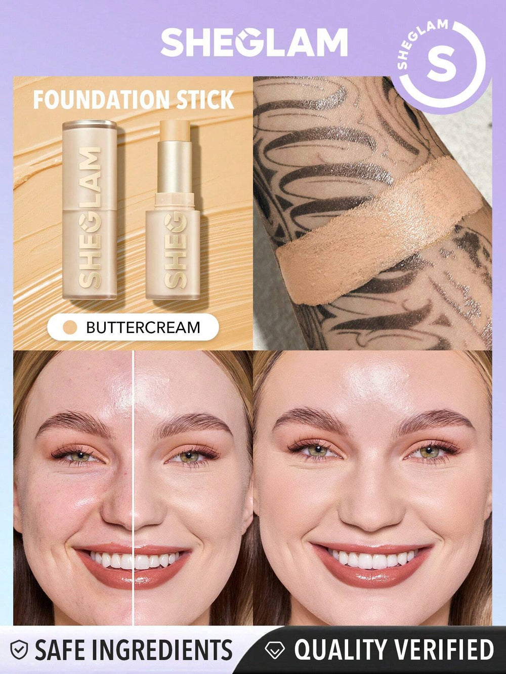 Sheglam Skin magnet high coverage foundation stick