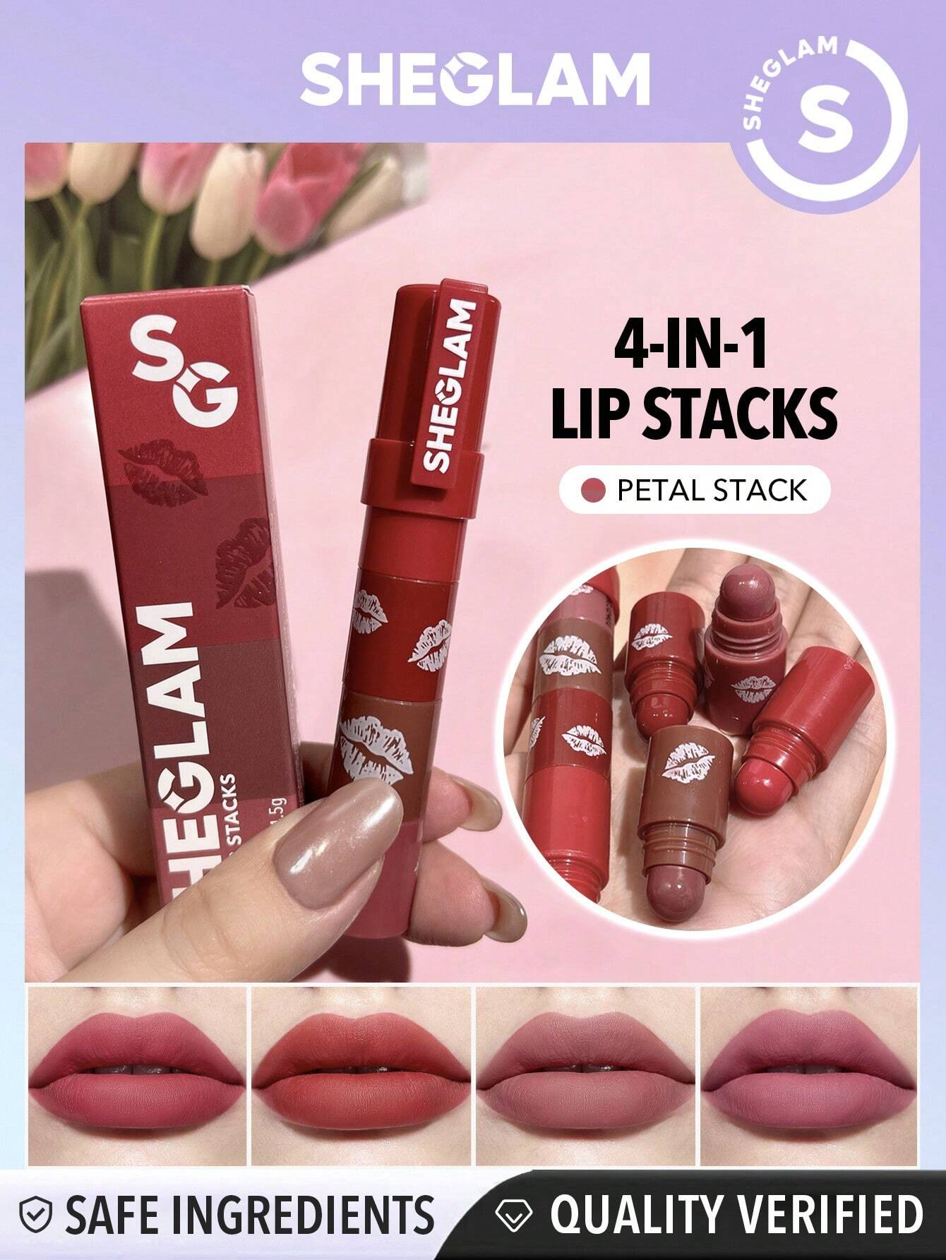 Sheglam Mega Lip Stacks 4in1