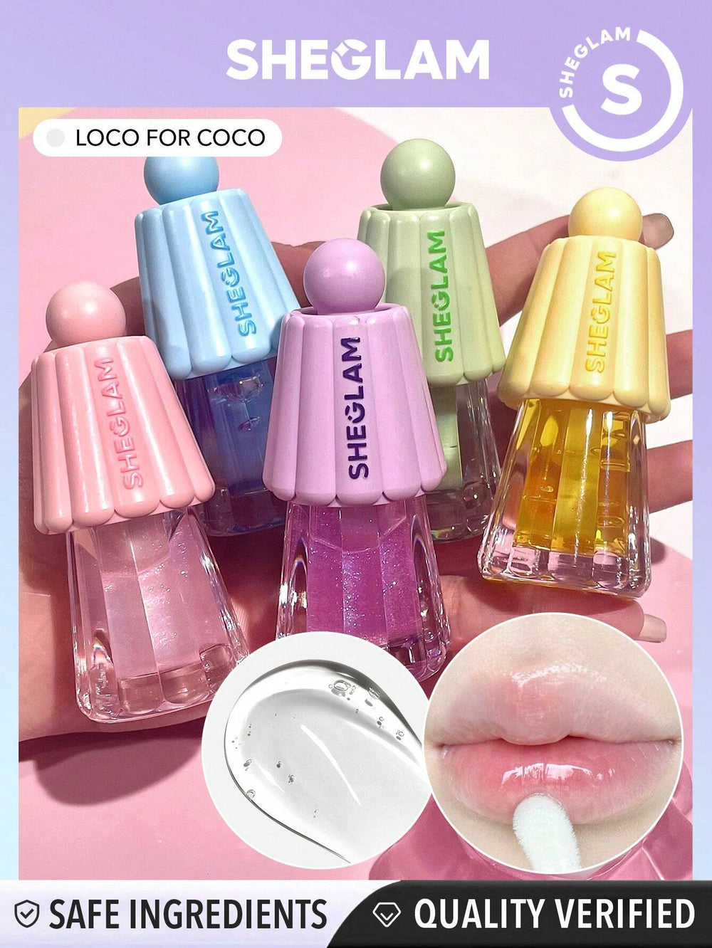 SHEGLAM Jelly Wow Hydrating Lip Oil