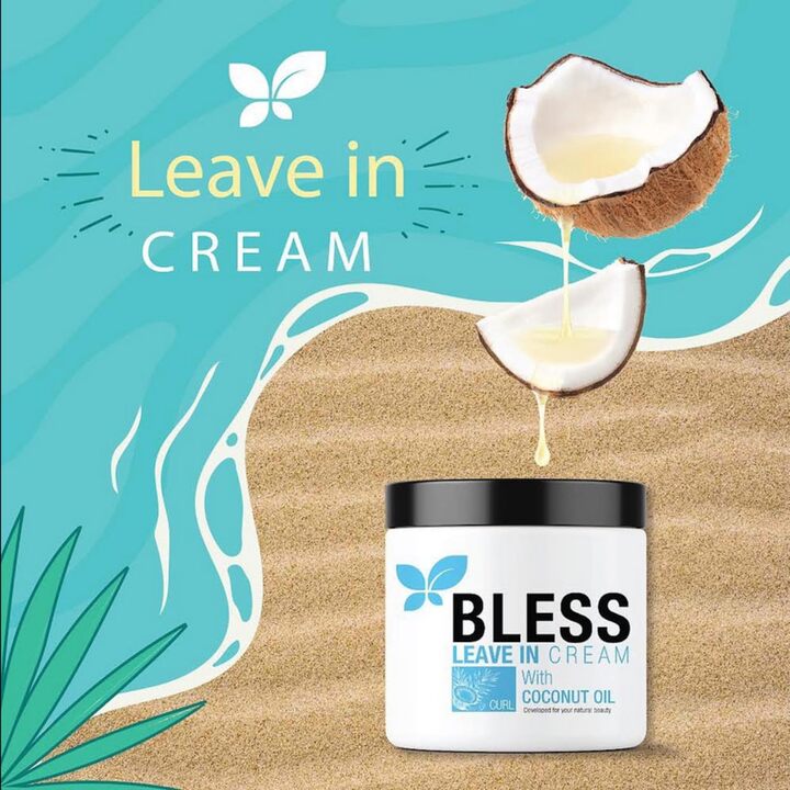 Bless Coconut Leave-In Hair Cream 250ml