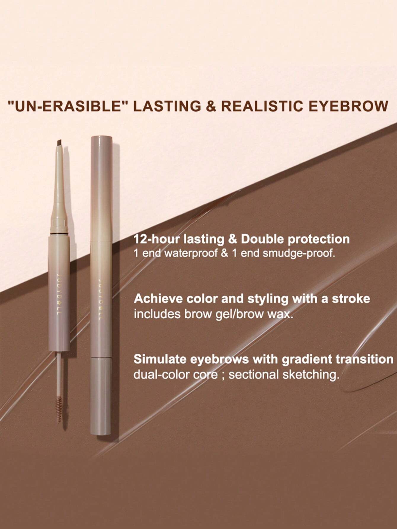 Sheglam Full Me In 2 in 1 - Eyebrow Pencil and Cream - Multi Color