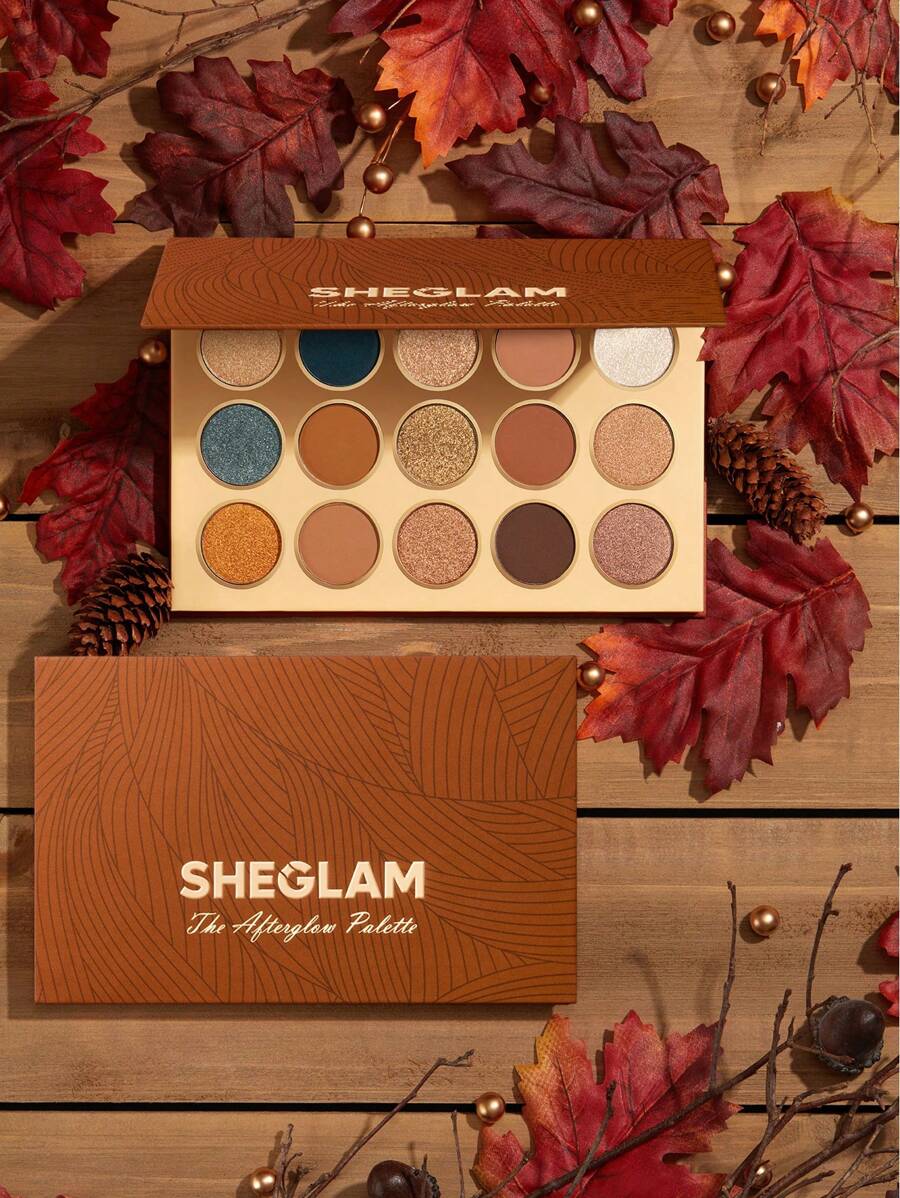 Sheglam Eyeshadow Palette 15-Color Matte Gilding Shimmer