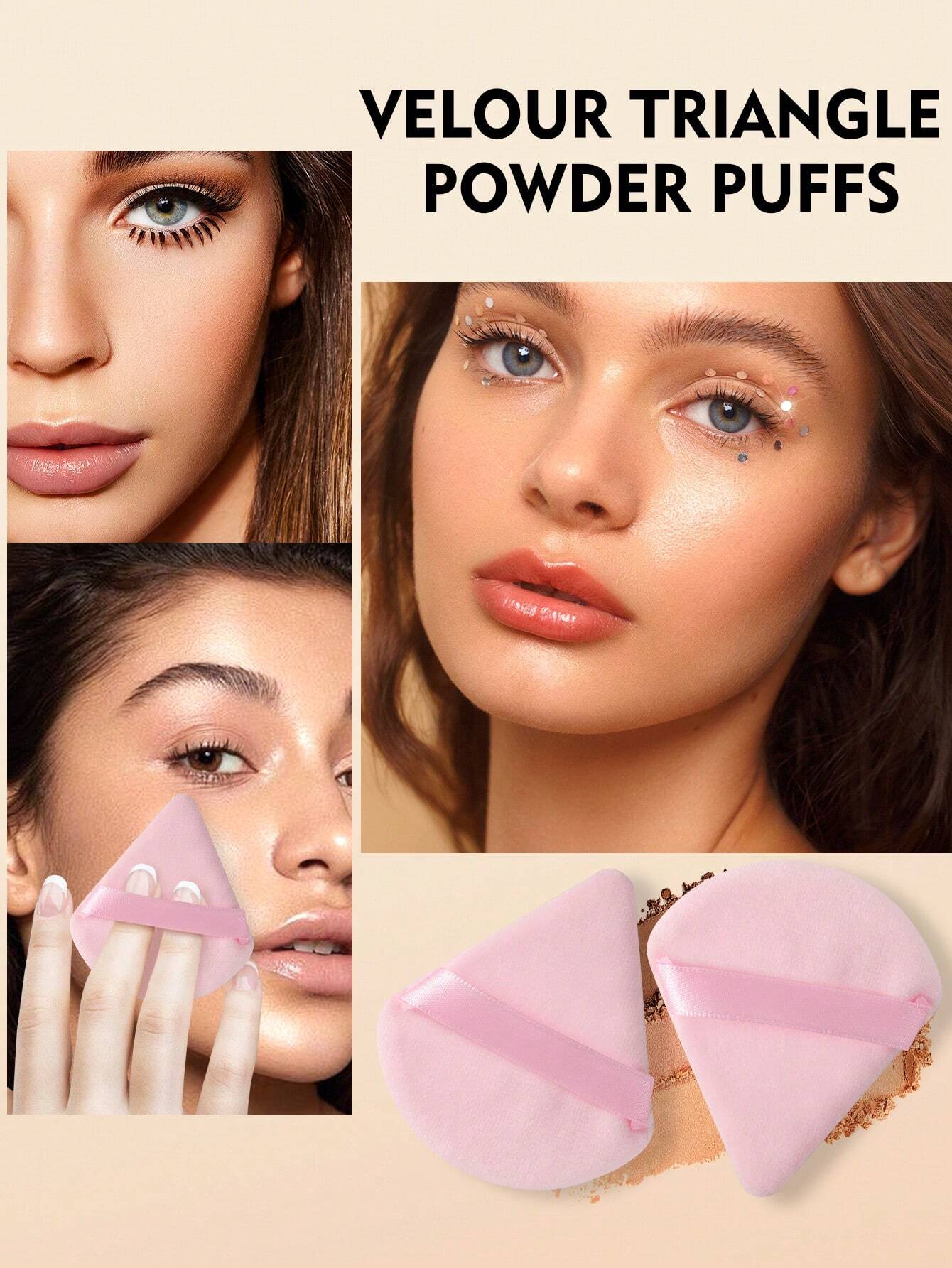 Shein 46 Pcs complete makeup kit With Bag Pink
