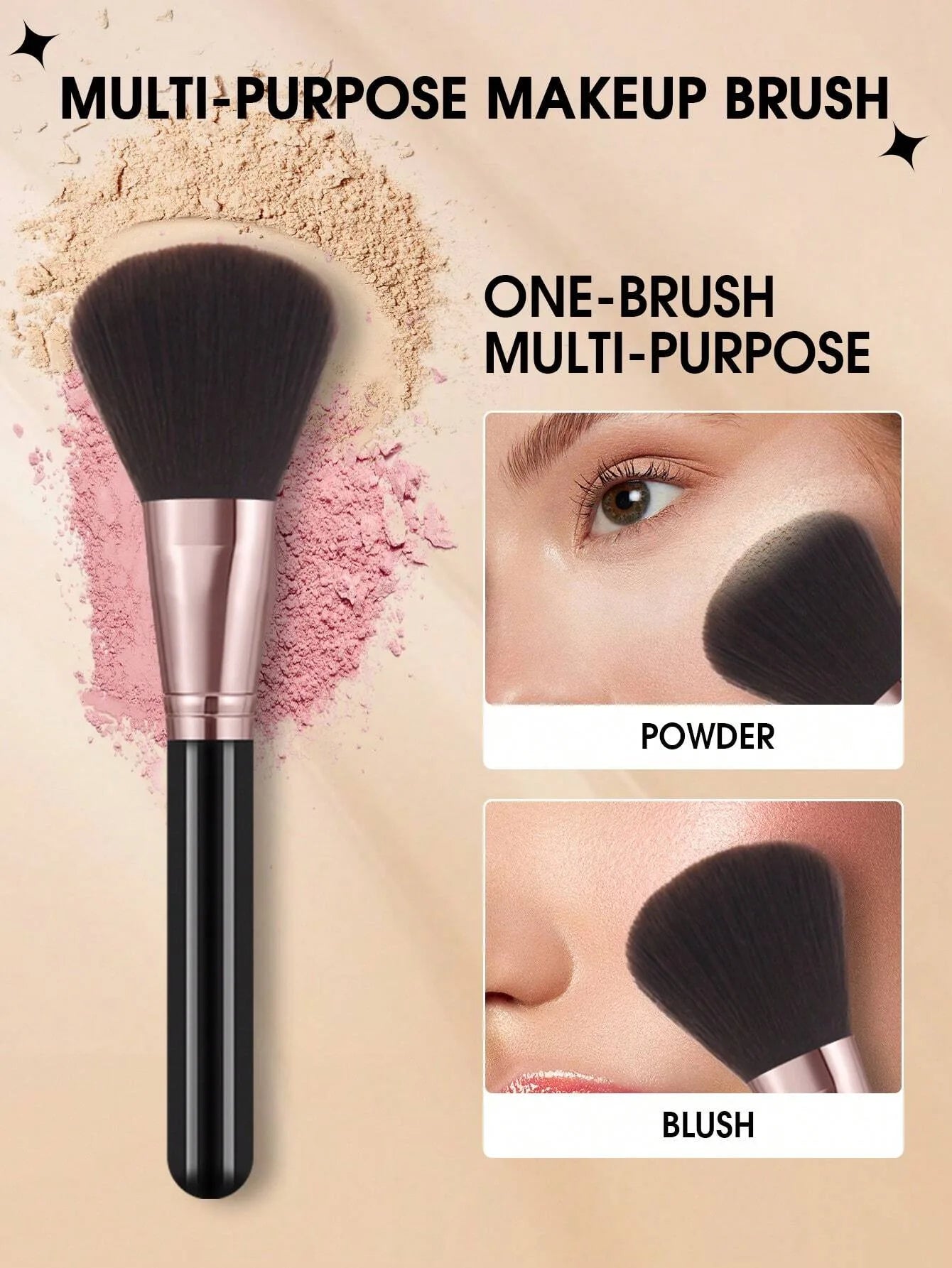 Shein 46Pcs complete makeup kit With Bag