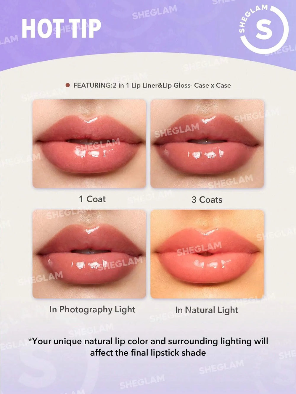 SHEGLAM Lip Rules Liner and Gloss Pen