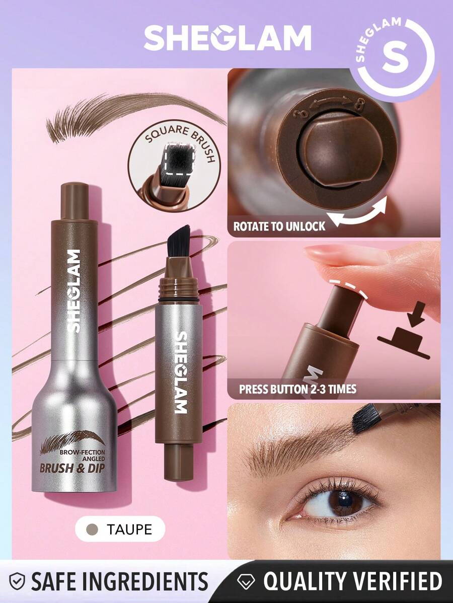 SHEGLAM Brow-Fection Angled Brush & Dip