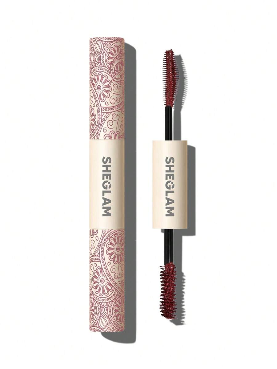 Sheglam All-In-One Volume and Length Mascara-waterproof brugundy