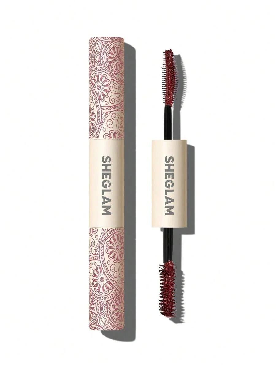 Sheglam All-In-One Volume and Length Mascara-waterproof brugundy