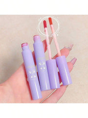 SheIn Rabbit Print Lip Gloss Kit 6Pcs Long-Lasting Matte Liquid Lipstick