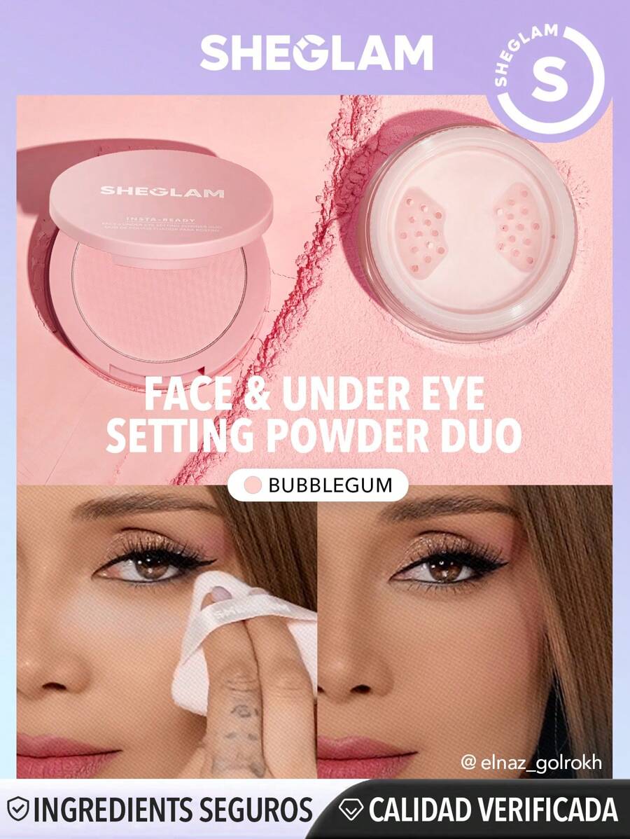 Sheglam Insta Ready Face and Under Eye Setting Powder Duo