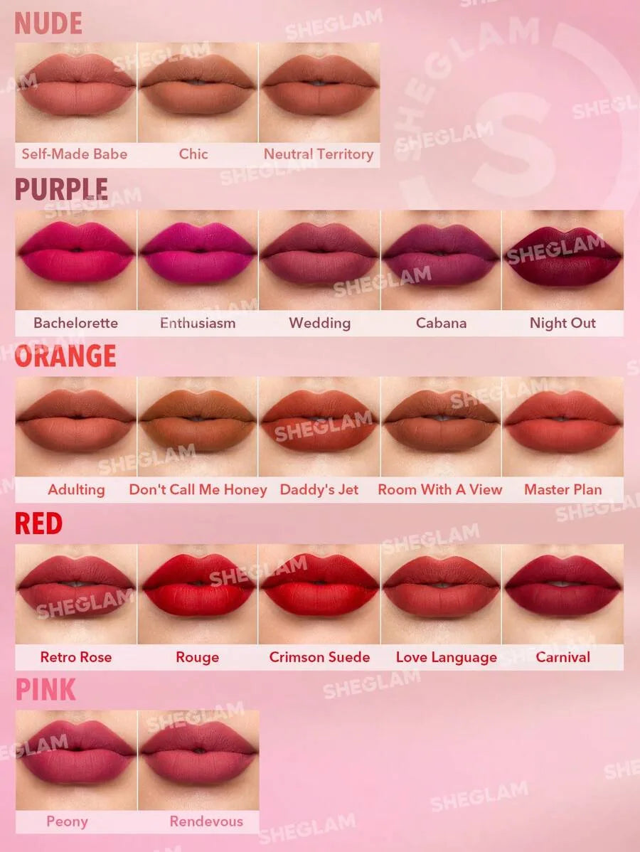 Sheglam Matte Allure Lipstick