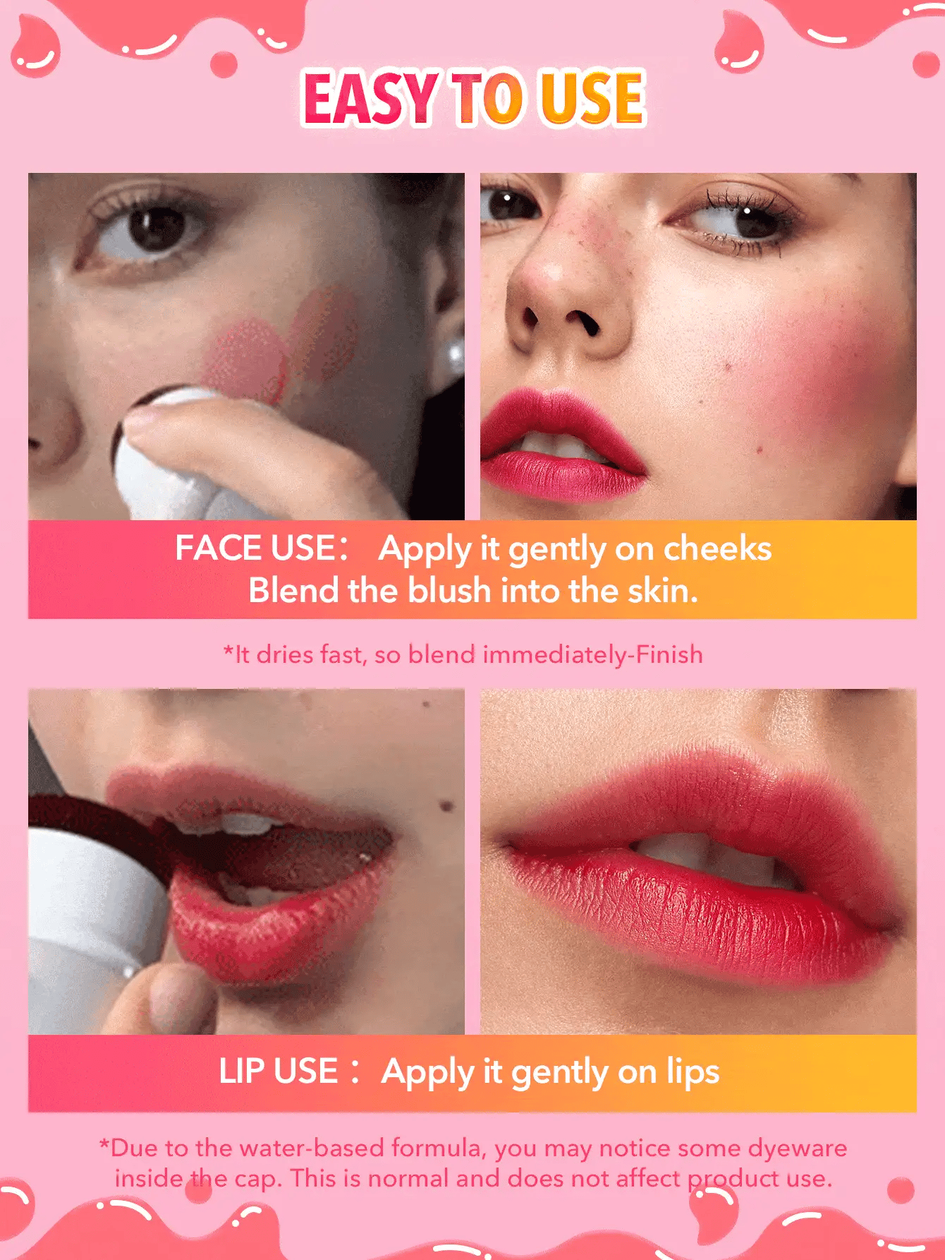 sheglam jelly-licious hydrating lip and blush tint