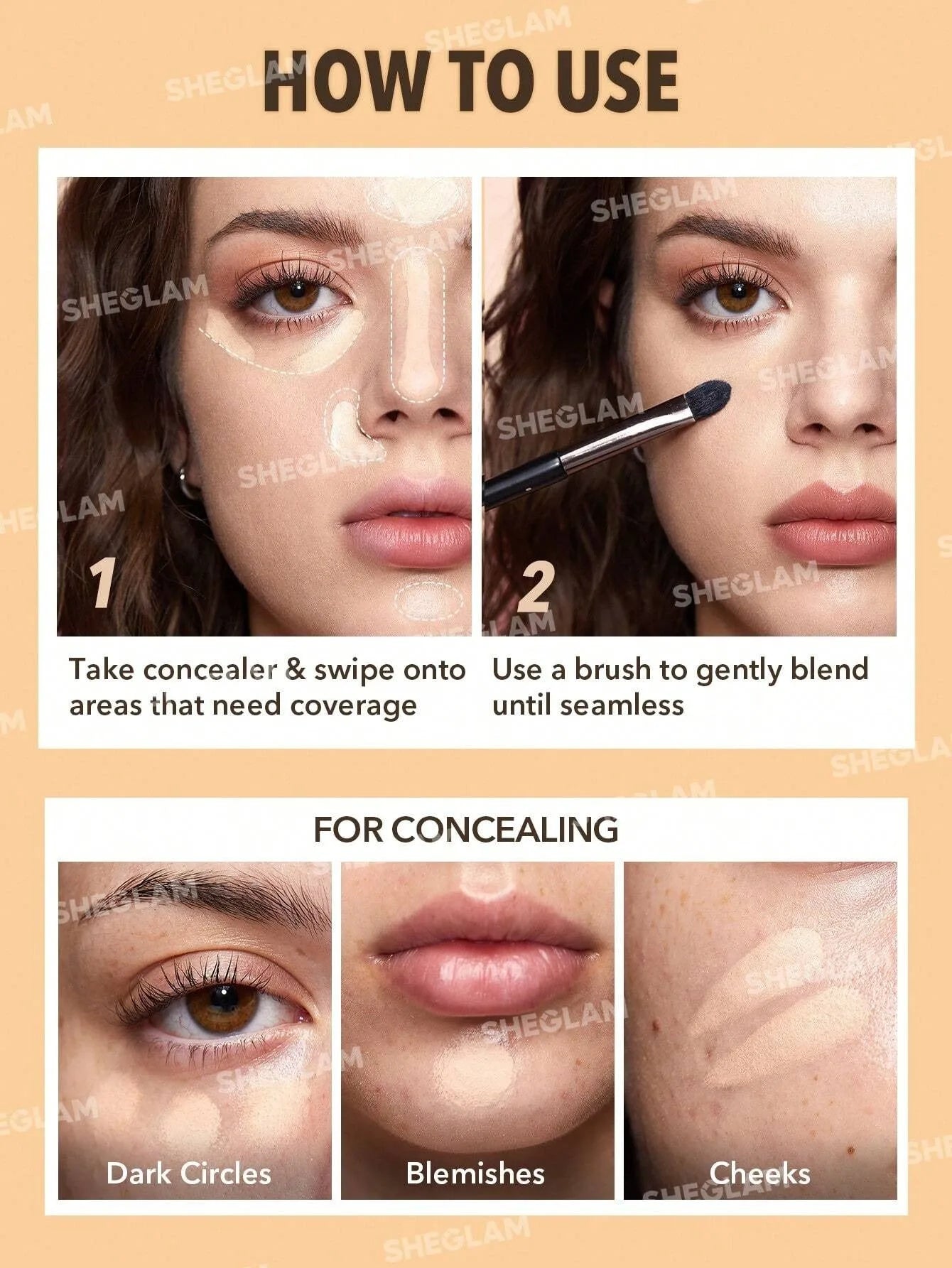 sheglam Rapid Retouch cream concealer