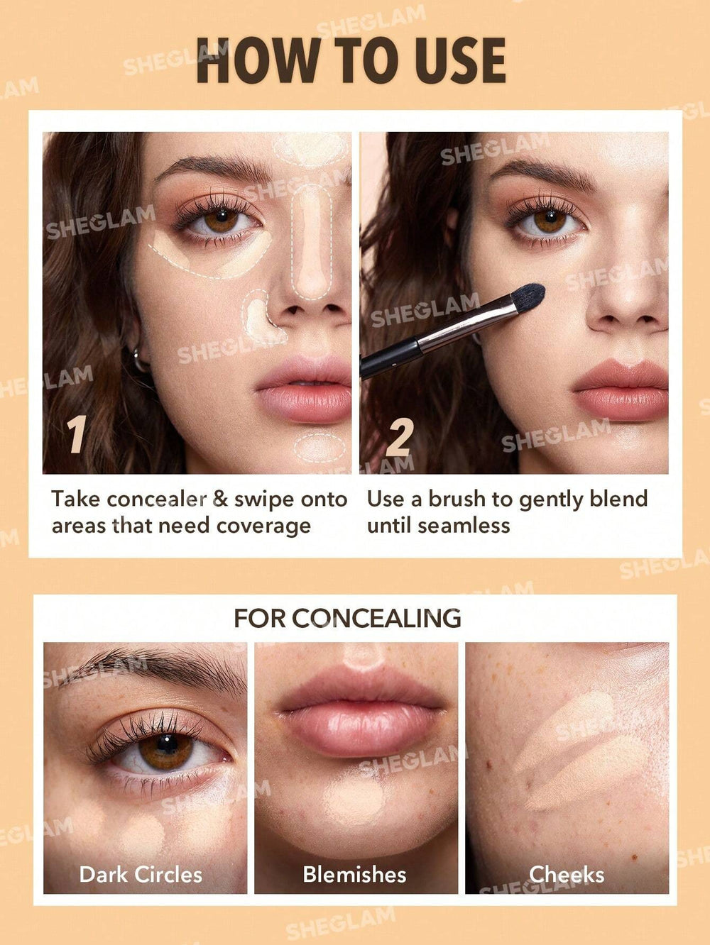 sheglam Rapid Retouch cream concealer