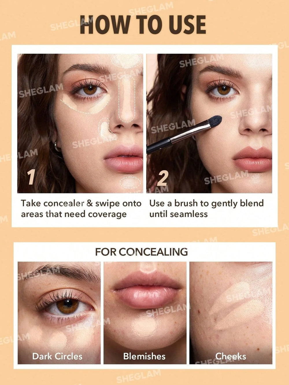 sheglam Rapid Retouch cream concealer